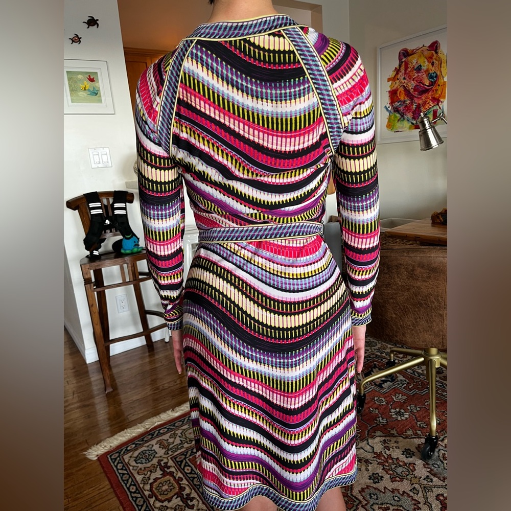 BCBG MaxAzaria, brightly colored, printed dress - Picture 2 of 10